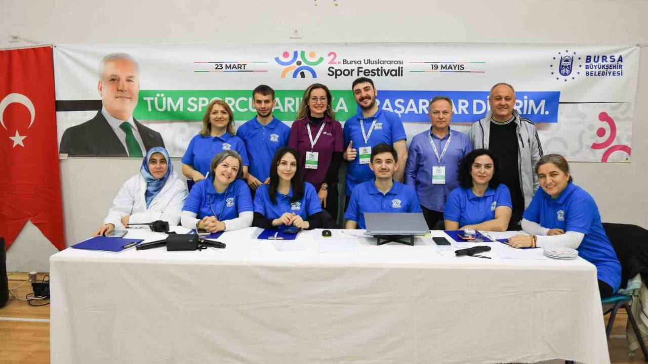 Bursa Uluslararası Spor Festivali 2. yılında: 'Hareket Eden Bursa, Sağlıklı Bursa' ile 18 branşta etkinlikler