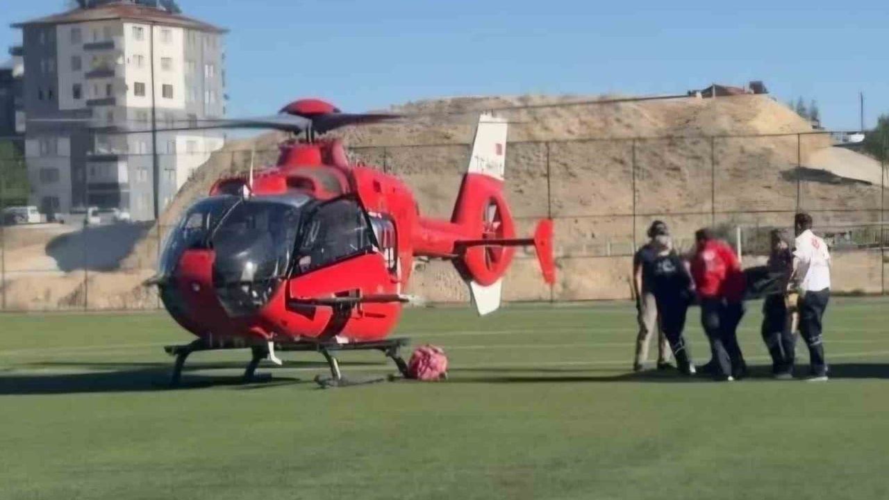 Darende'de 1,5 Yaşındaki Bebek Havale Sonrası Hava Ambulansıyla Turgut Özal Tıp Merkezi'ne Sevk Edildi