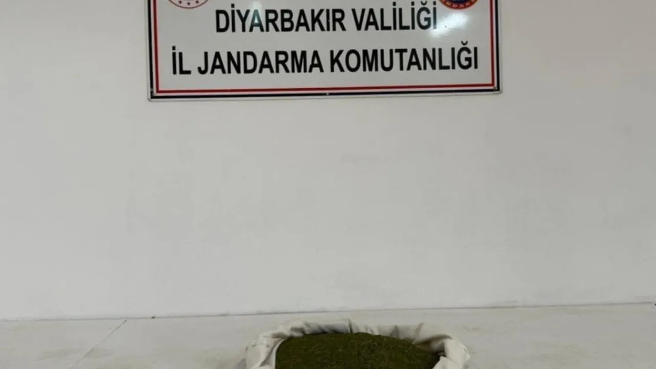 Diyarbakır'da jandarma operasyonunda 23 kilo esrar ve bin 681 uyuşturucu hap ele geçirildi