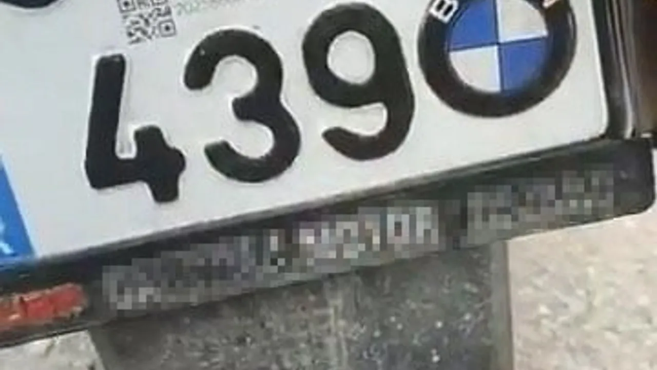 Elazığ'da plakasını kalemle değiştiren ehliyetsiz sürücüye 220 bin lira ceza