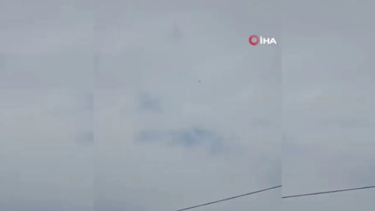 Erbil'de İHA, koalisyon güçlerine ait hava savunma sistemleri tarafından havada imha edildi