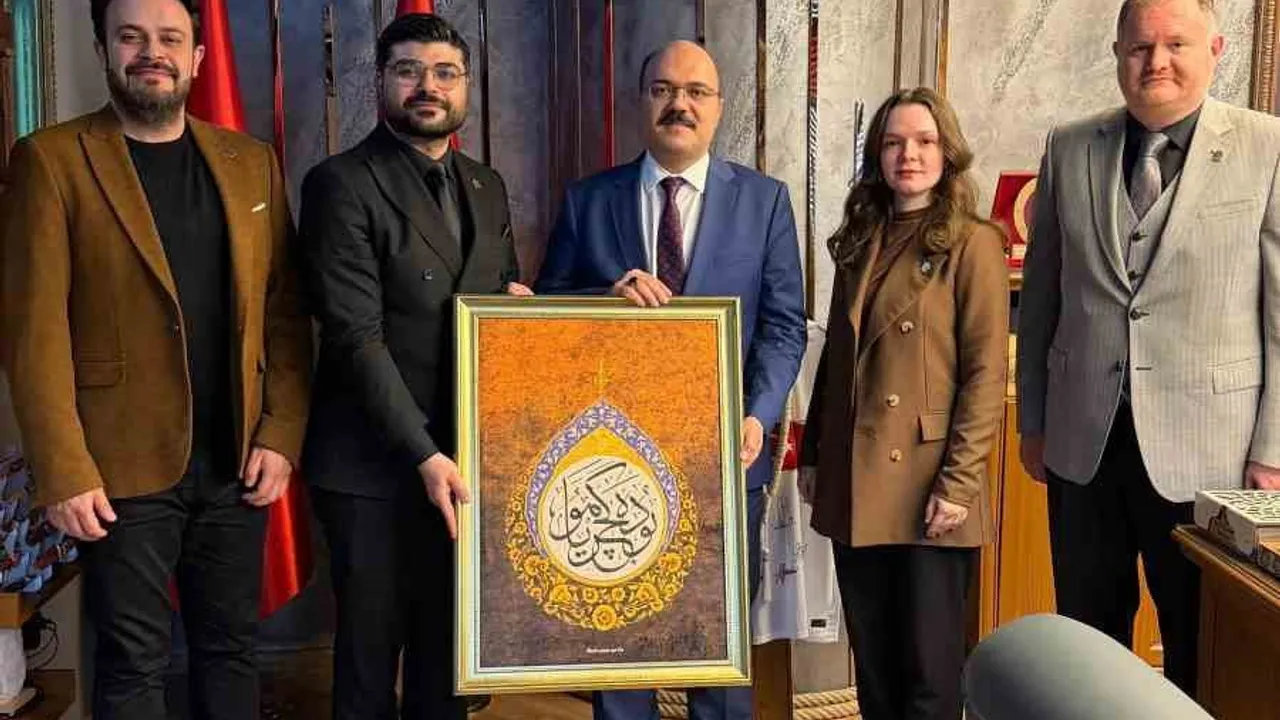 ESMİAD heyeti Adalet Komisyonu Başkanı Arif Hamdi Sazak’ı makamında ziyaret etti