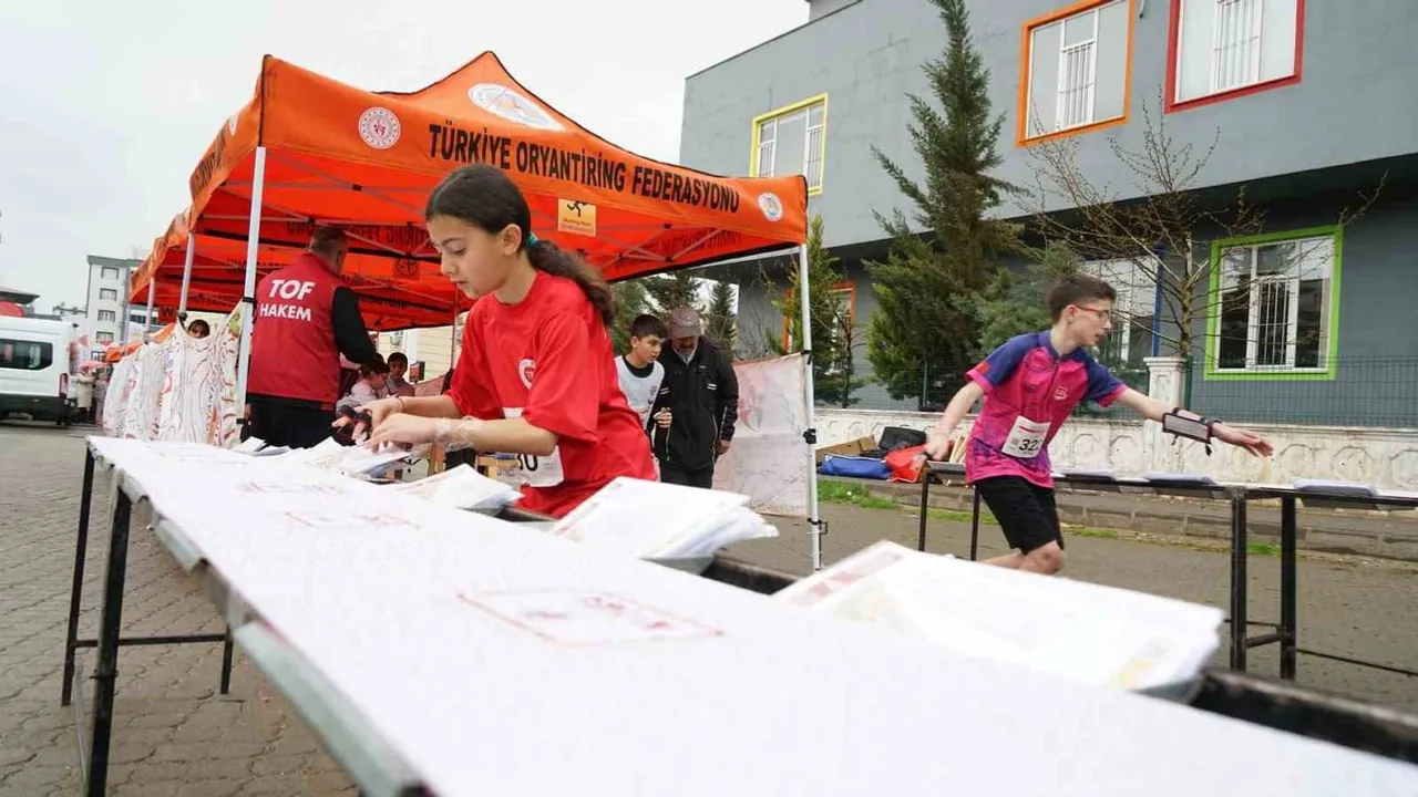 Kahramanmaraş, U14 Oryantiring Türkiye Şampiyonası 3. Etap Yarışmalarına Ev Sahipliği Yaptı