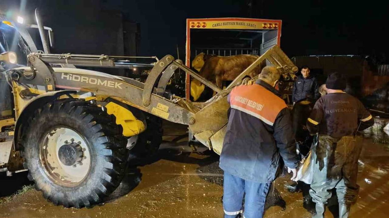 Karacabey Belediyesi su baskını riskine karşı tüm birimleriyle sahada