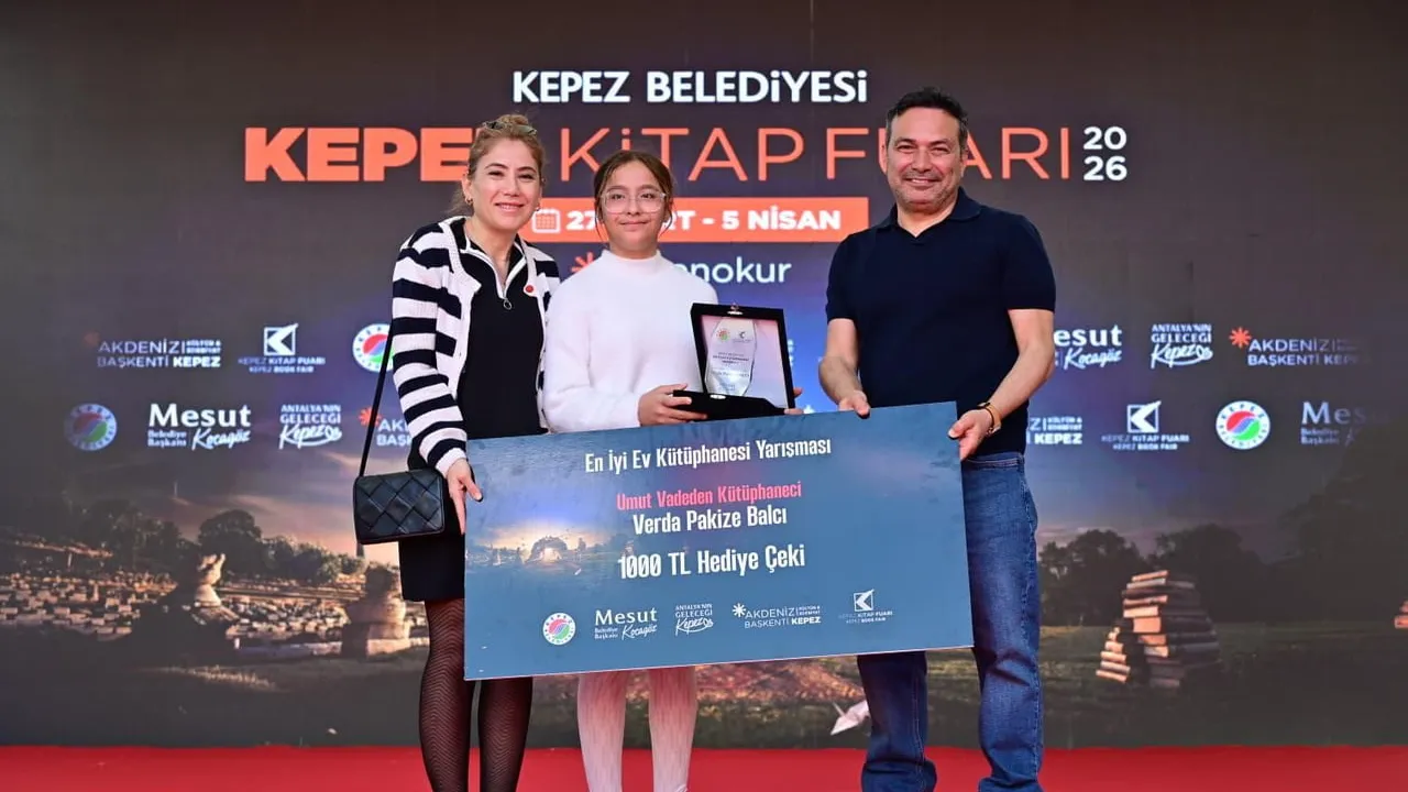 Kepez’de 'Antalya’nın En İyi Ev Kütüphanesi' ödülleri verildi