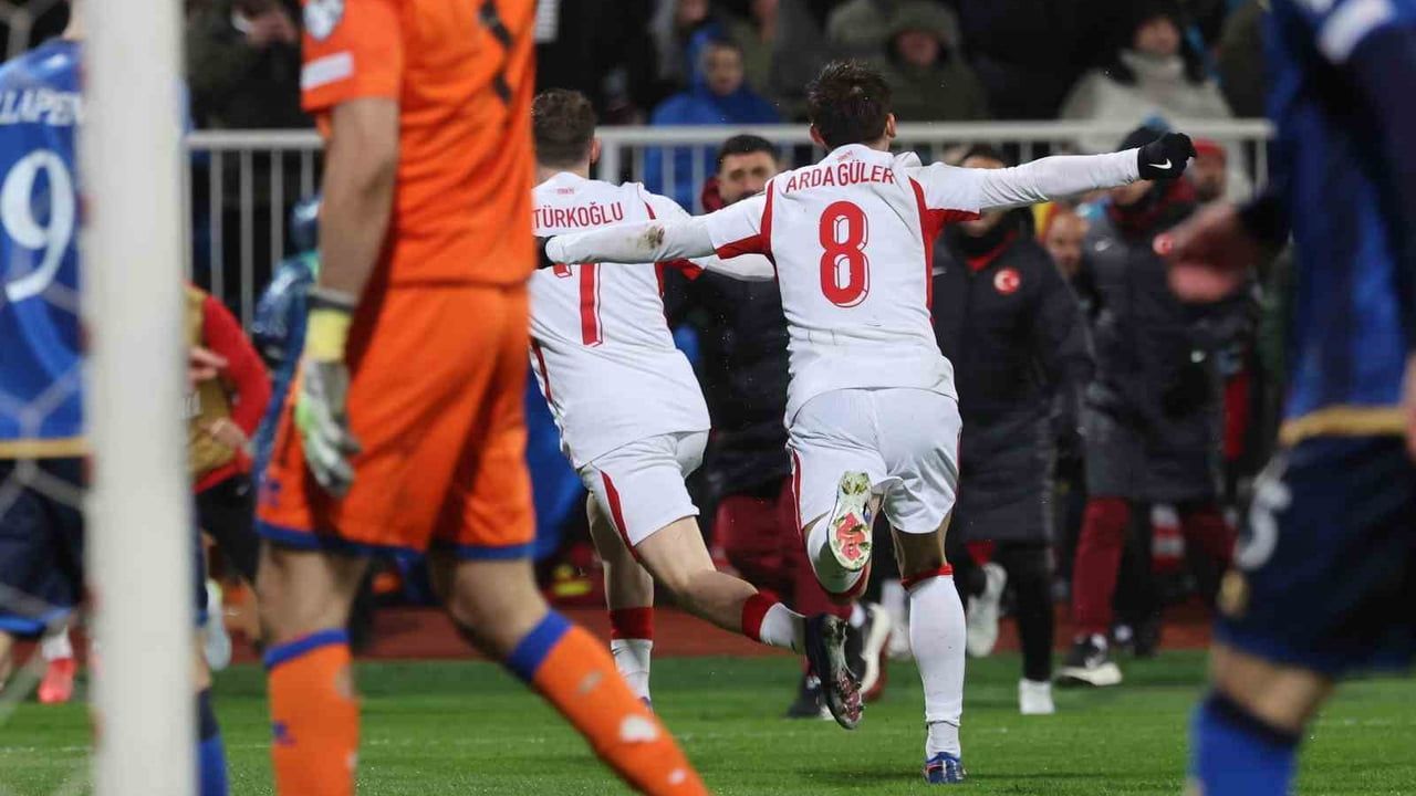 Kerem Aktürkoğlu, A Milli Takım'daki 15. golünü Kosova maçında attı