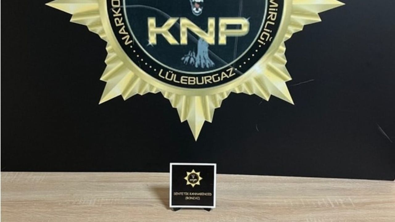 Kırklareli Lüleburgaz'da uyuşturucu ticareti operasyonu: 1 kişi tutuklandı