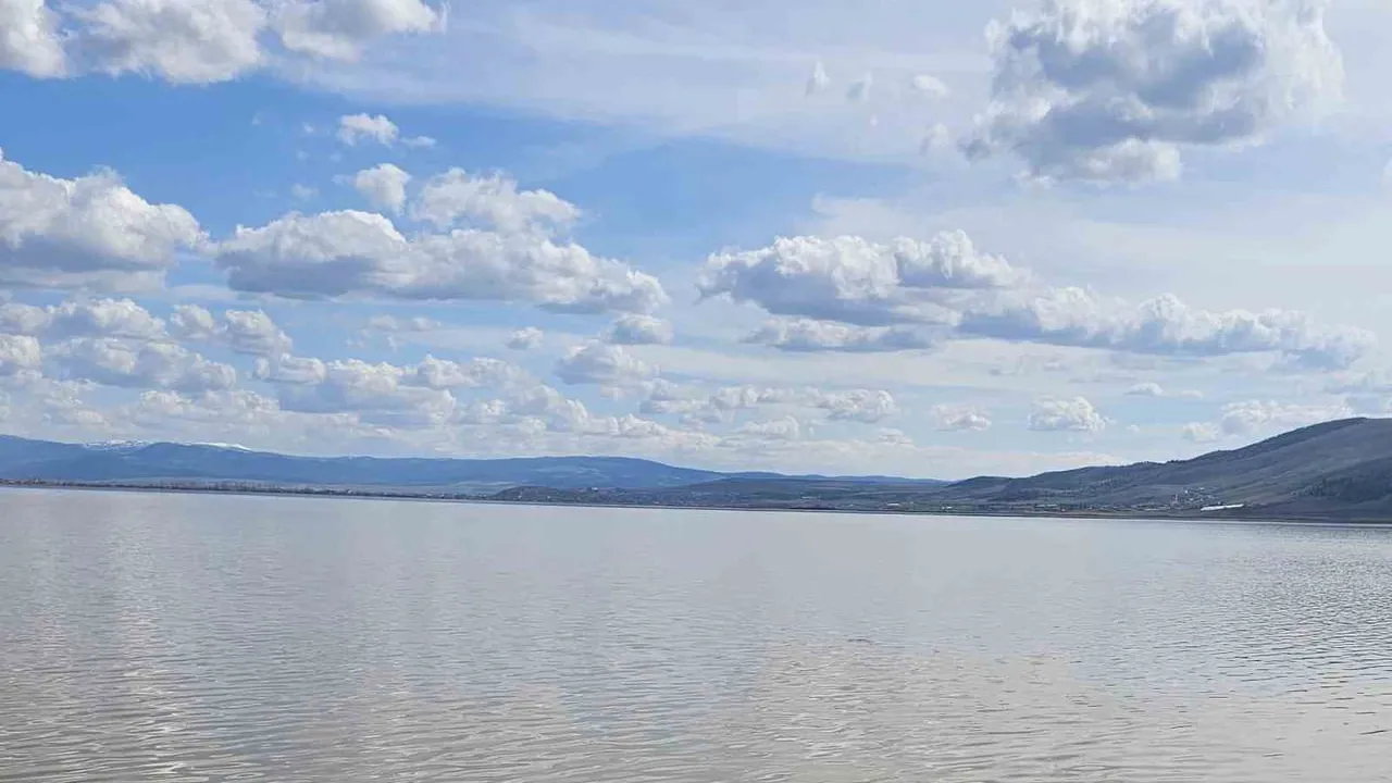 Konya Ilgın'da Çavuşçu Gölü yağışlarla kısmen yeniden doldu