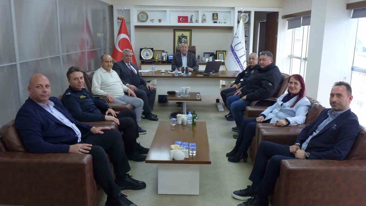 Kuşadası Ticaret Odası, Aydın İl Emniyet Müdürü Armağan Adnan Erdoğan ve Heyetini Ağırladı