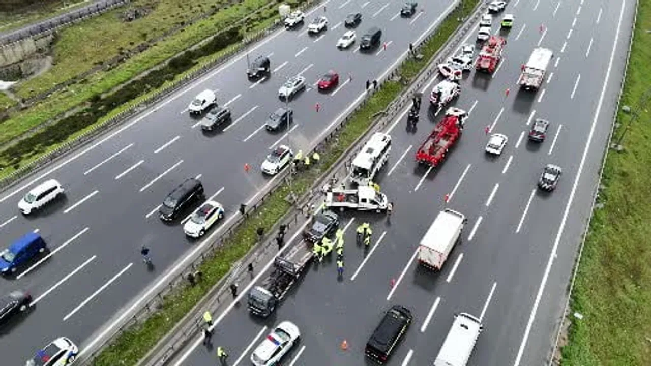 Kuzey Marmara Otoyolu'ndaki kazada polis memuru Mustafa Aydın şehit oldu