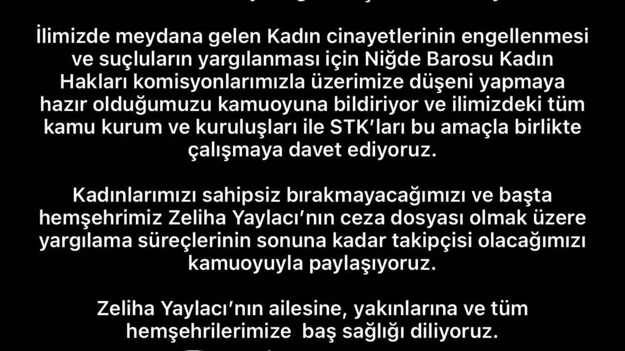 Niğde'de boşanma sürecindeki kadın eşi tarafından bıçaklandı; yaşamını yitirdi