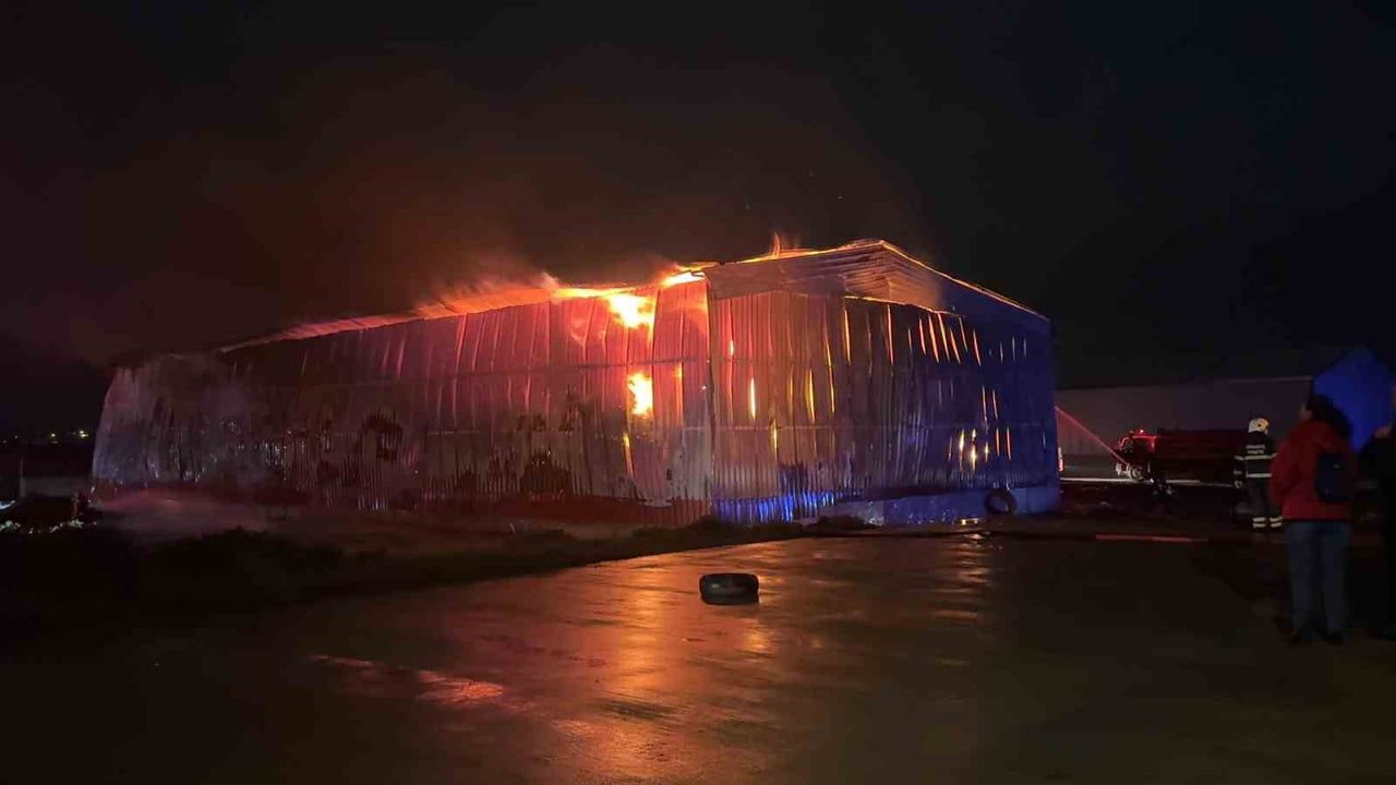 Osmaniye'de kağıt ve karton fabrikasında çıkan yangın kontrol altına alındı