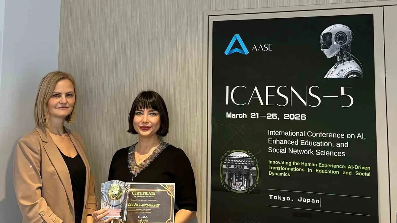 Prof. Dr. Pelin Vardarlıer'e Tokyo'da 'En İyi Bildiri' ödülü