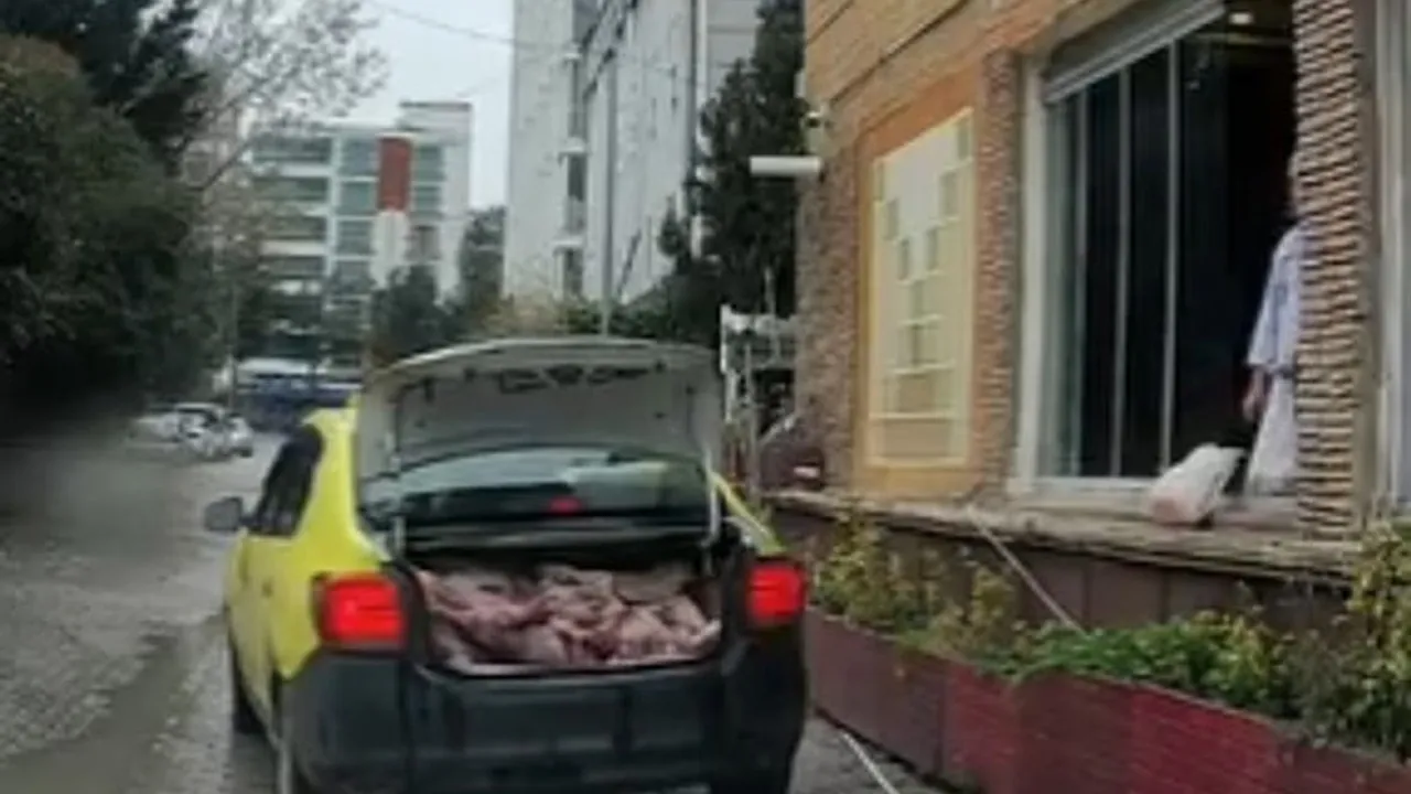 Samsun Atakum'da taksi bagajında uygunsuz et taşınması: 152 kg ete el konuldu, işletmeye ceza