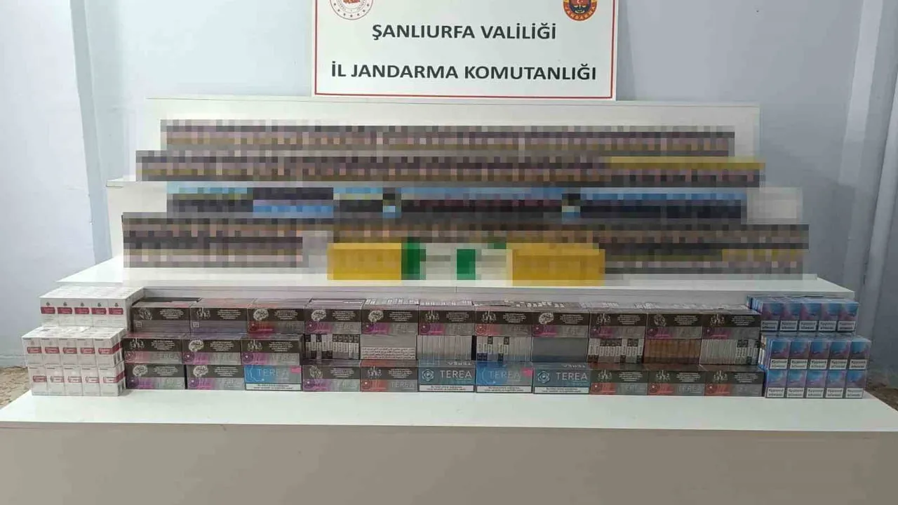 Şanlıurfa'da kaçakçılık operasyonu: Viranşehir'de 5 bin 10 paket sigara ve 17 kilogram çay ele geçirildi