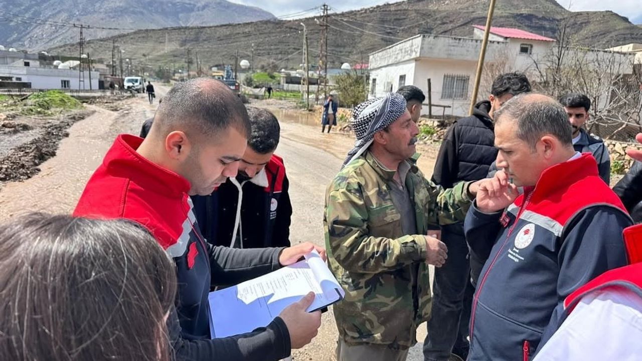 Şırnak Koçbeyi Köyünde Sel Sonrası Hasar Tespitleri Tamamlandı