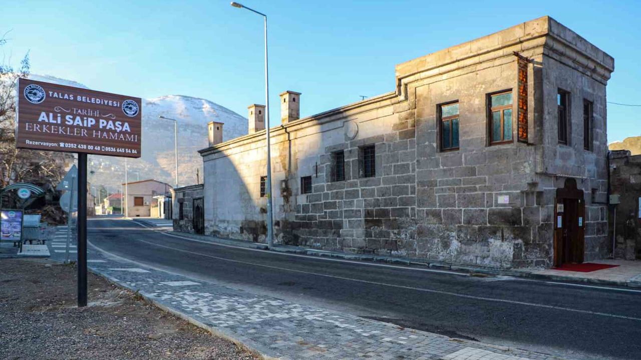 Talas'ta Tarihi Ali Saip Paşa Hamamı 4 Yılda 25 Bin Ziyaretçiye Ulaştı