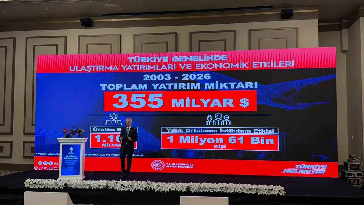 Ulaştırma Bakanı Uraloğlu: Karadeniz'e demiryolu Samsun'dan Sarp'a uzanacak