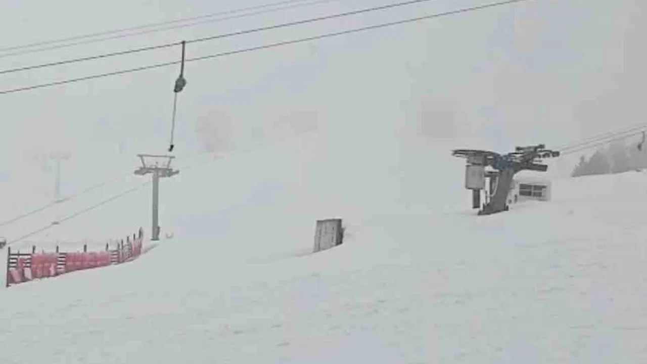 Uludağ’da Mart Sonunda Kar Yağışı ve Fırtına Etkili Oldu