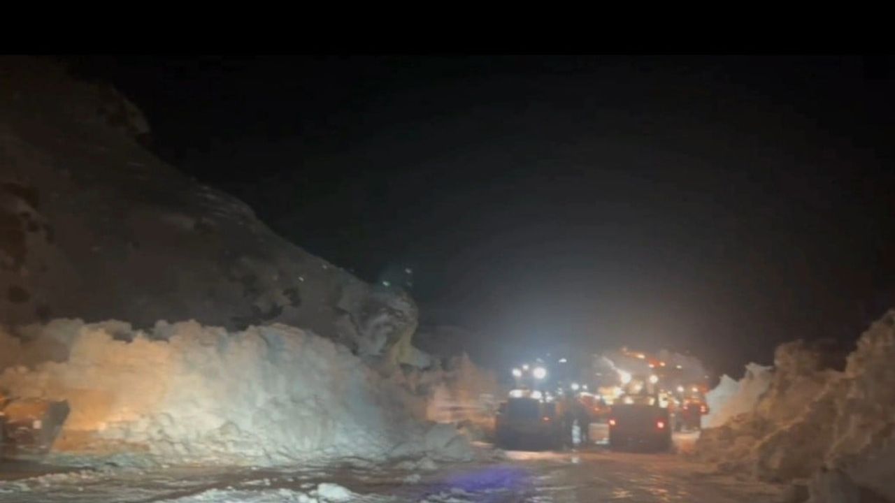 Van-Hakkari kara yolu, çığın ardından yeniden ulaşıma açıldı