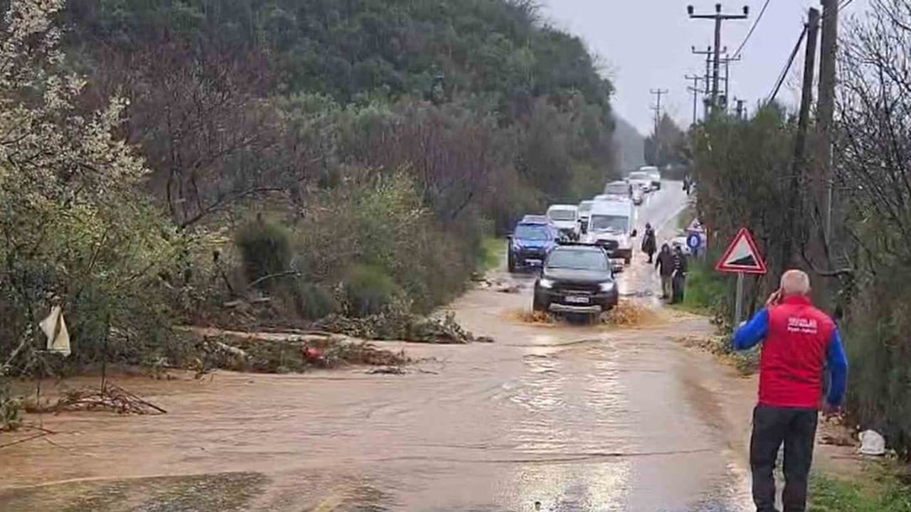 Yalova Esenköy'de sağanak sonrası dereler taştı: 5 büyükbaş hayvan telef oldu