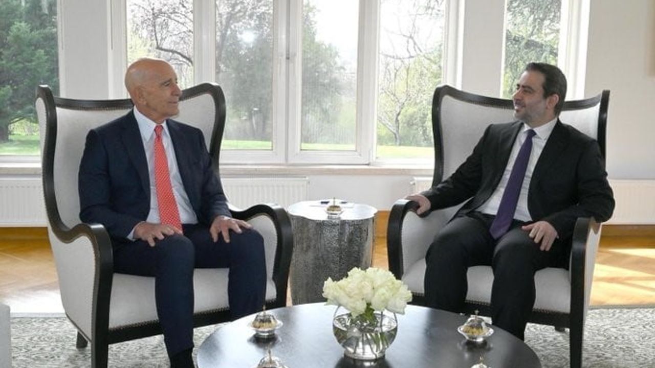 ABD’nin Suriye Özel Temsilcisi Tom Barrack, Esad Hasan eş-Şeybani ile görüştü