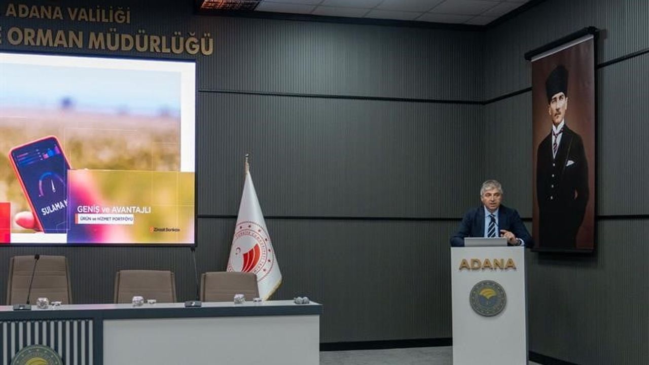 Adana'da çiftçilere 'Tarımsal İşletme ve Yatırım Kredileri' anlatıldı