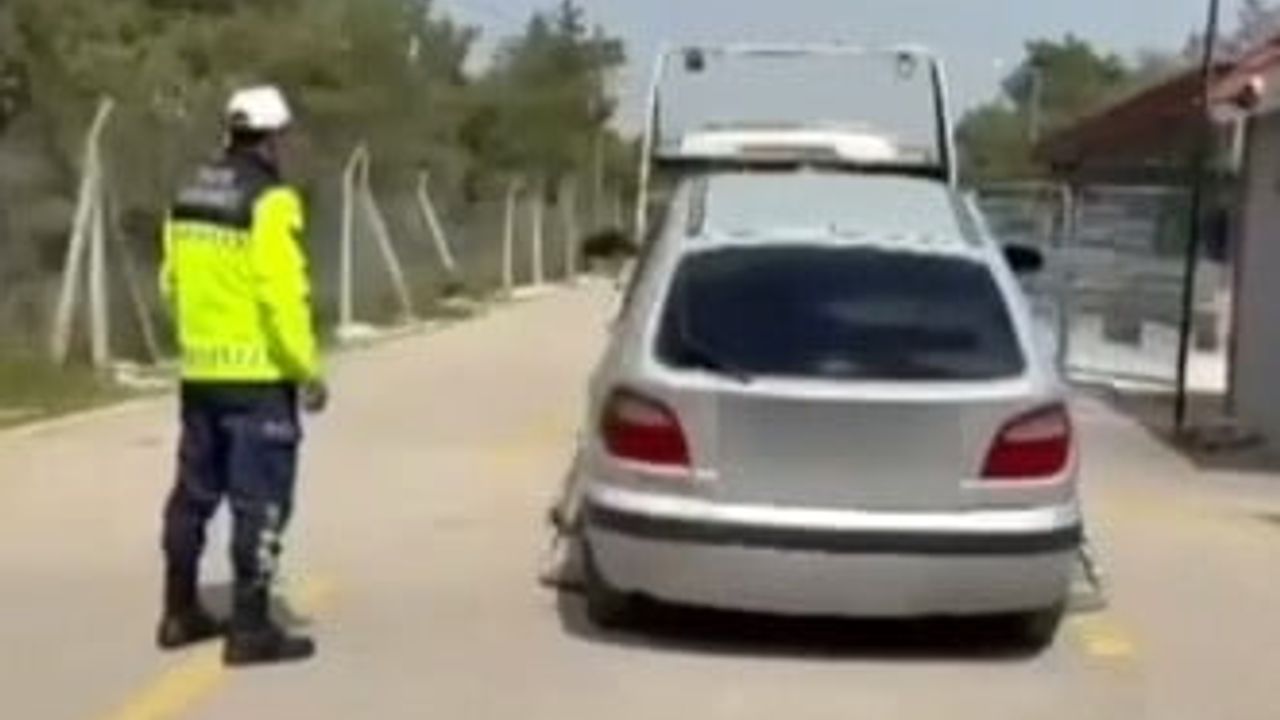 Adana'da 'makas atan' sürücü jandarma tarafından yakalandı