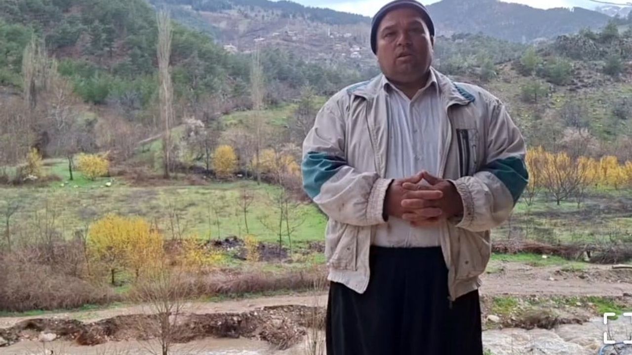 Adana Feke'de depremle kuruyan su kaynağı üç yıl sonra yağışla yeniden aktı