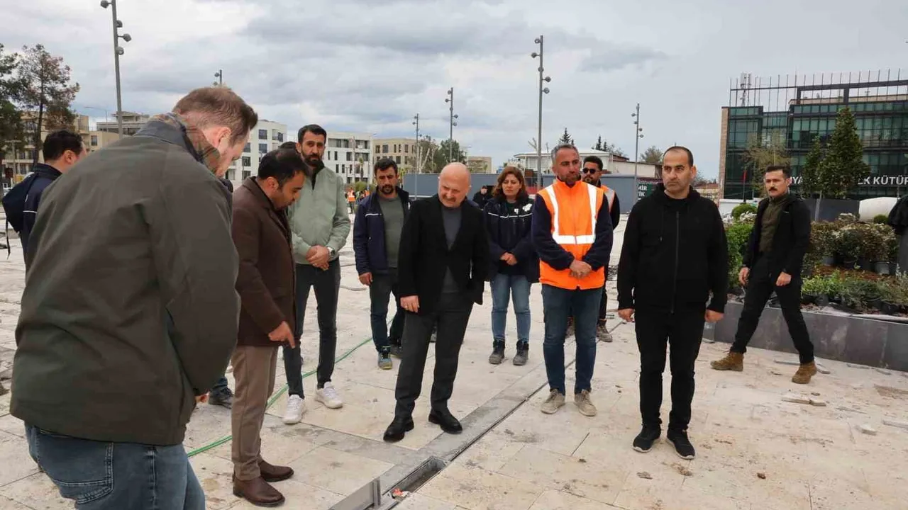 Adıyaman'da 1. Etap Çarşı Projesi tamamlanma aşamasına geldi