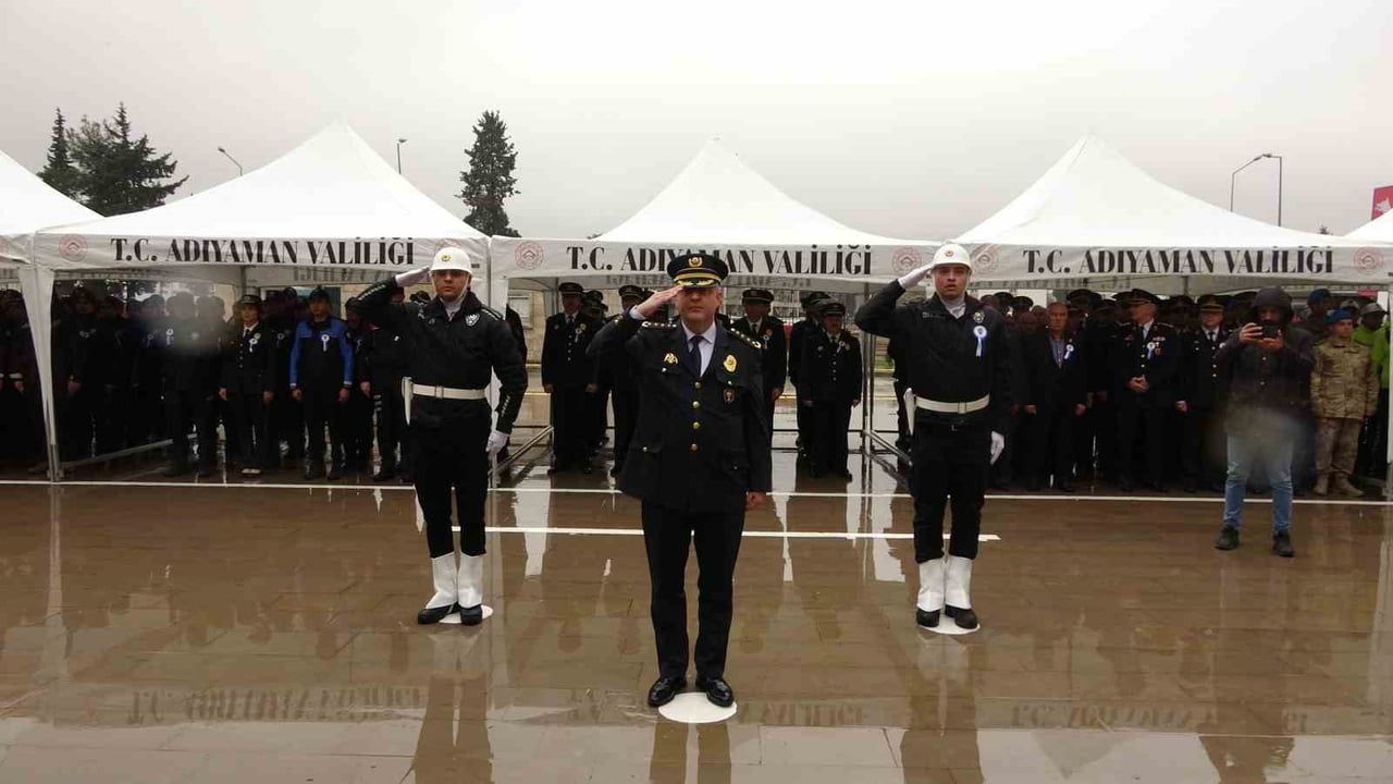 Adıyaman’da Türk Polis Teşkilatı’nın 181. kuruluş yıldönümü törenle kutlandı