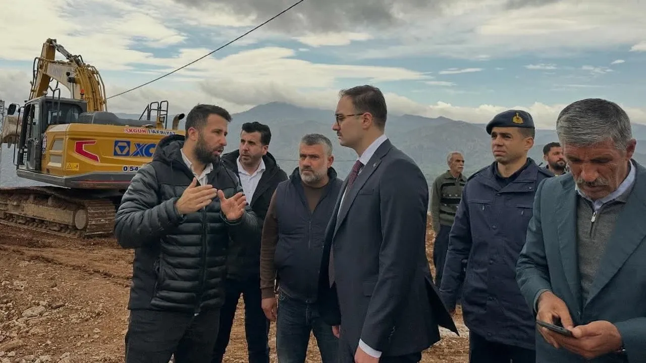 Adıyaman Sincik Kaymakamı Fatih Yıldız İnlice'de Kırsal Konut Çalışmalarını İnceledi