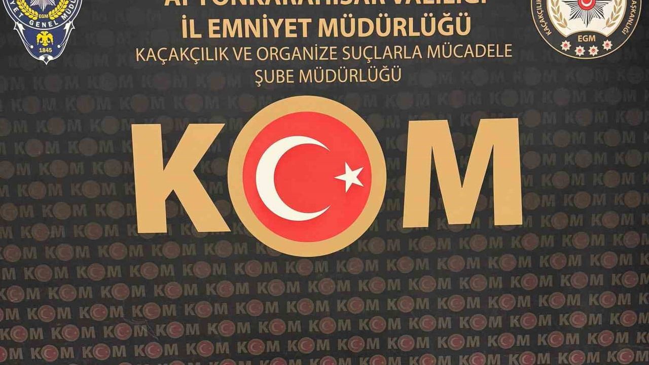 Afyonkarahisar'da tarihi eser operasyonu: 74 sikke ve ruhsatsız silah ele geçirildi