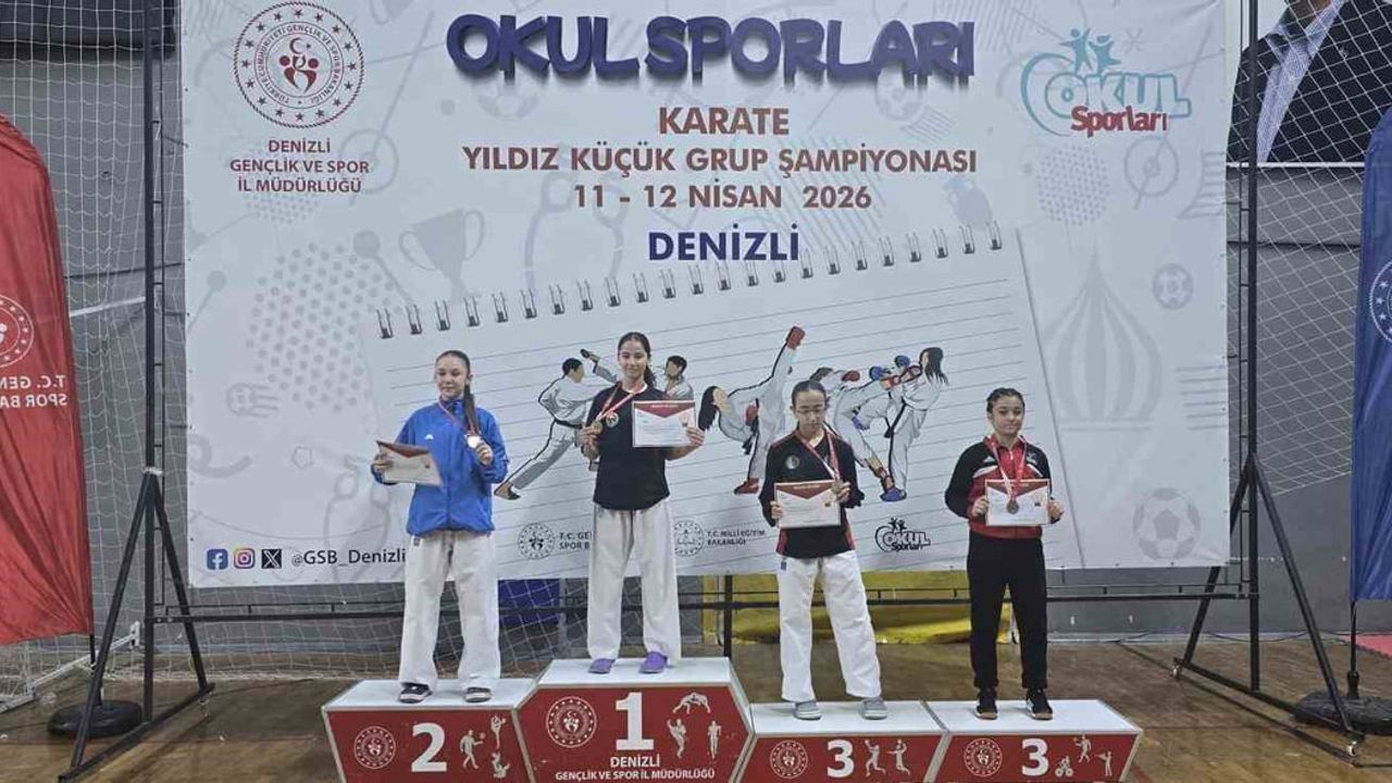 Afyonkarahisarlı karateciler Denizli Grup Şampiyonası'nda Türkiye Şampiyonası vizesi aldı