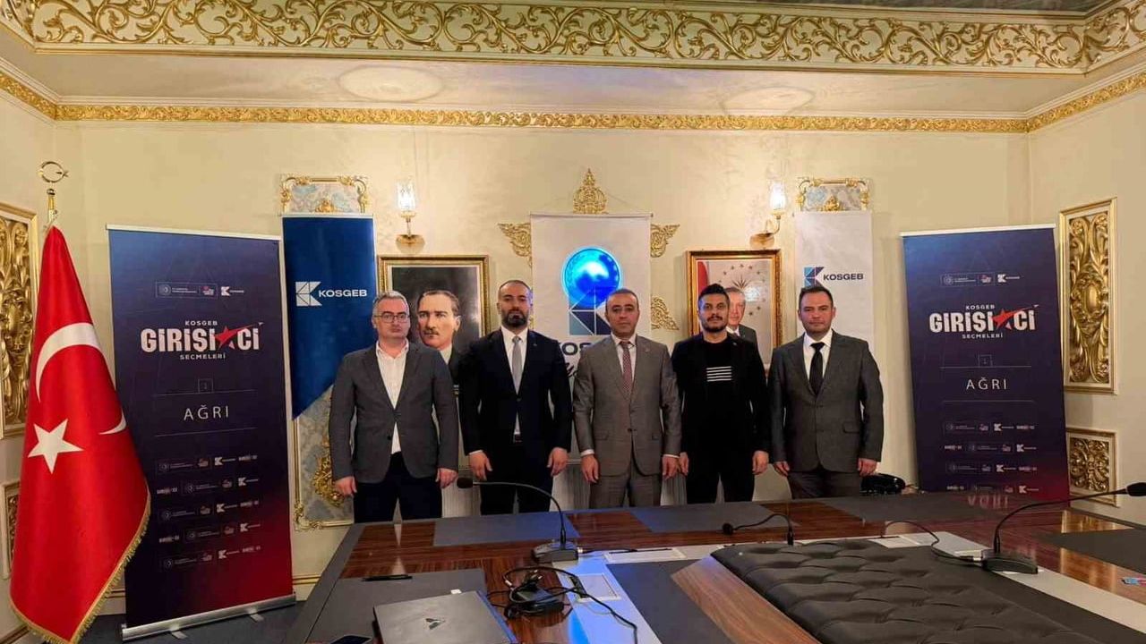 Ağrı’da girişimci seçmeleri tamamlandı: 6 işletme KOSGEB jürisine projelerini sundu