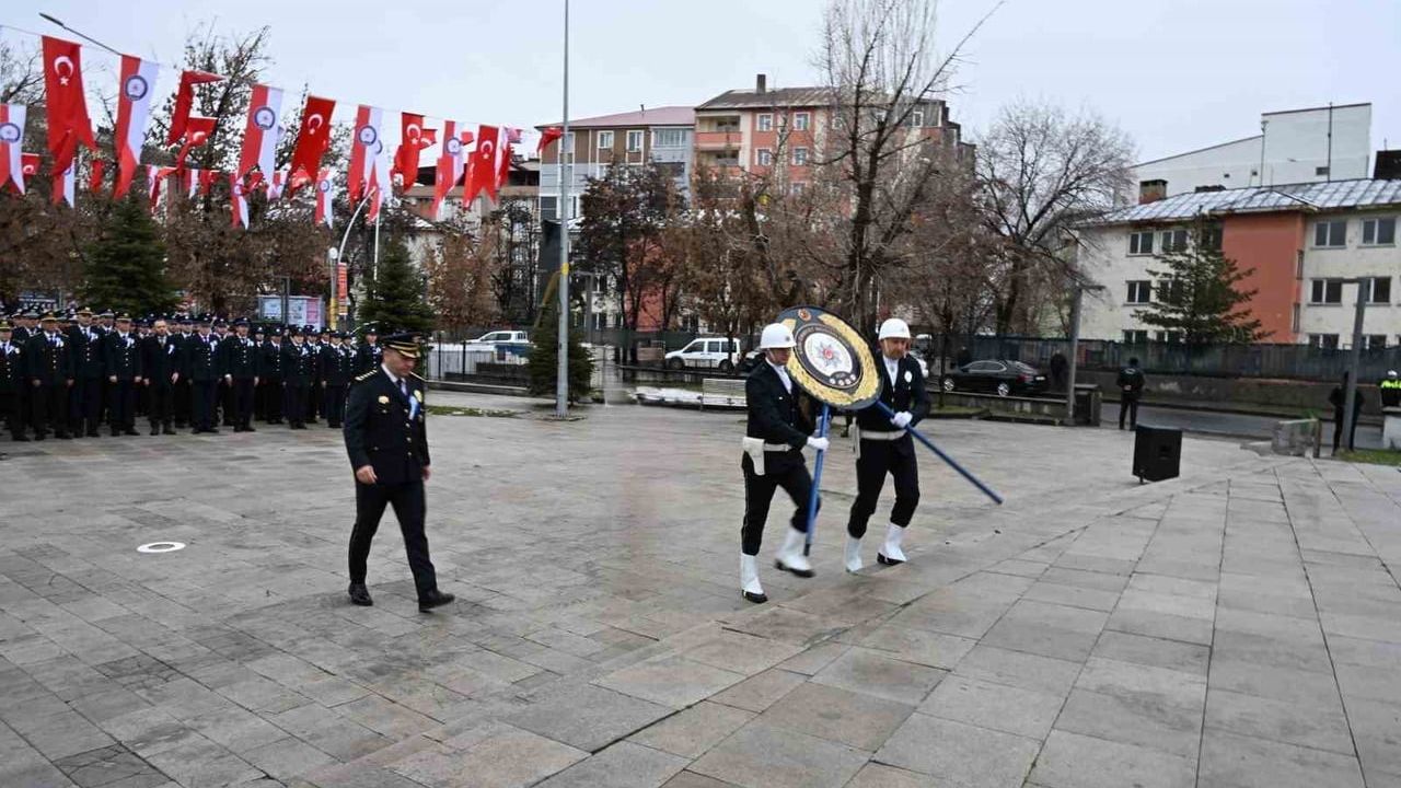 Ağrı'da Polis Haftası: 181'inci Kuruluş Yıldönümü Etkinlikleri