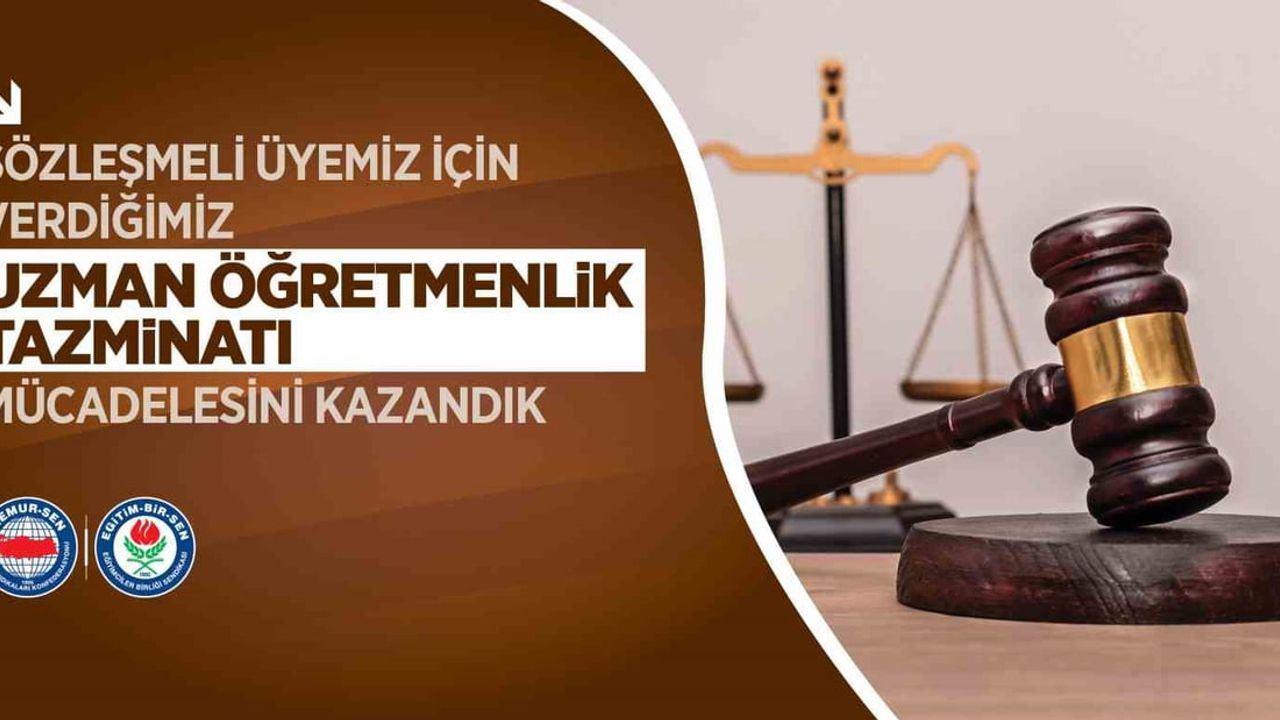 Ağrı İdare Mahkemesi: Sözleşmeli uzman öğretmene eğitim-öğretim tazminatı ödenmeli