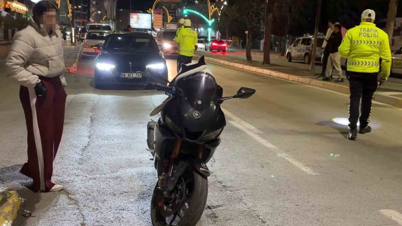 Aksaray'da yetersiz ehliyetle motosiklet kullanan sürücüye 11 bin 629 lira ceza