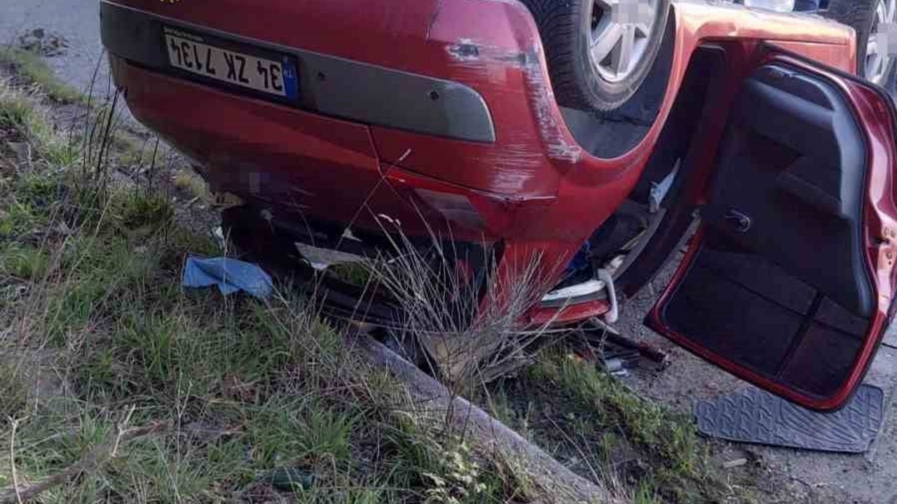 Alaplı'da Orman İşletme Aracı Takla Attı: 3 Personel Yaralandı