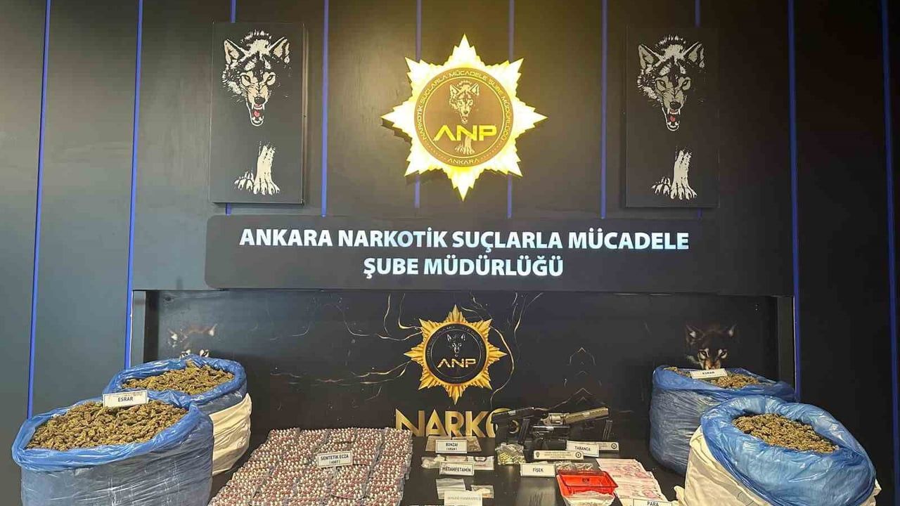 Ankara'da Bir Haftalık Narkotik Operasyonu: 107 Gözaltı, 41 Tutuklama