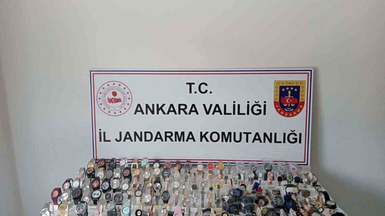 Ankara'da kaçak saat operasyonu: 3,2 milyon liralık ürün ele geçirildi, 1 gözaltı