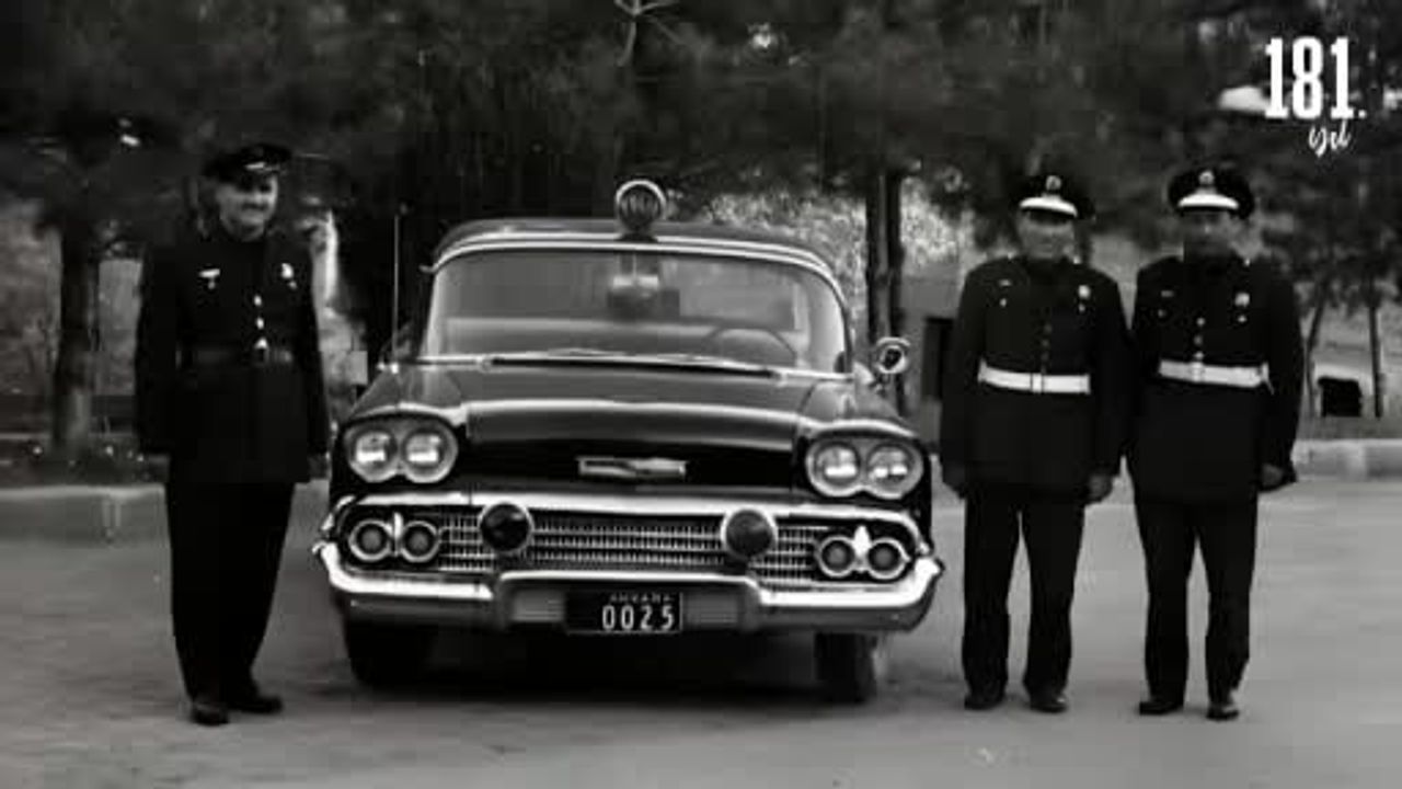 Ankara Emniyet Müdürlüğü'nden Emniyet Teşkilatı'nın 181. kuruluş yıl dönümünde 'Nostalji' paylaşımı
