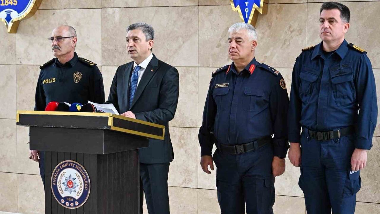 Antalya'da Mart Ayı Asayiş Raporu: 9 bin 996 Olayın %99,8'i Aydınlatıldı