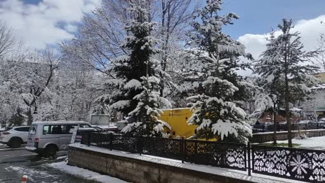 Ardahan'da Nisan Karı: Milli Egemenlik Parkı'nda Kartpostallık Görüntüler