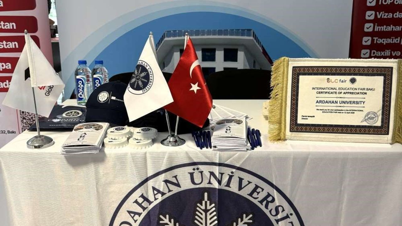 Ardahan Üniversitesi, Mingeçevir'deki Uluslararası Eğitim Fuarında Tanıtıldı