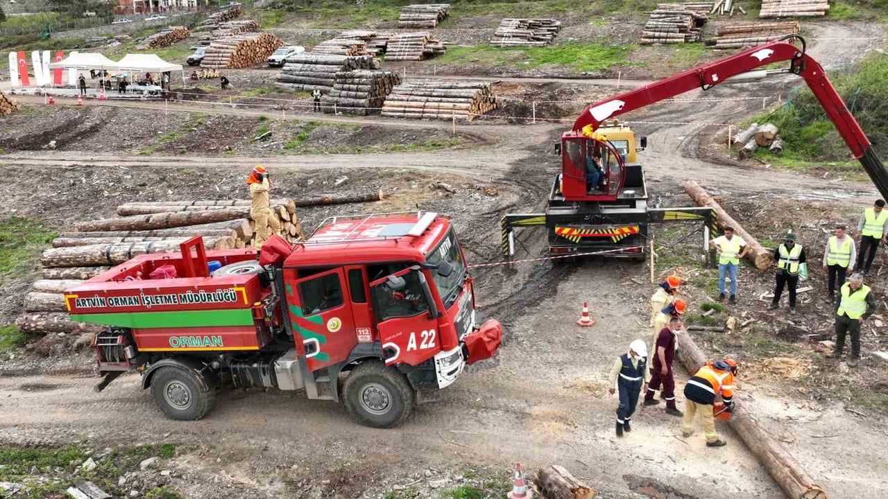 Artvin'de Türkiye Ormancılık Yarışmaları (TOY) Tamamlandı