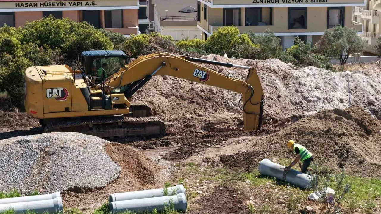 Aydın Büyükşehir'den Didim Yalıköy'e 24 milyon TL'lik kanalizasyon hattı yatırımı