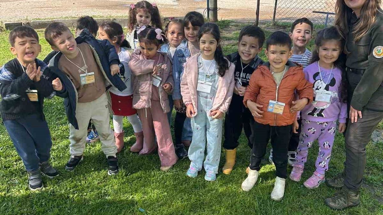 Aydın'da anaokulu öğrencilerine orman ve doğa sevgisi eğitimi