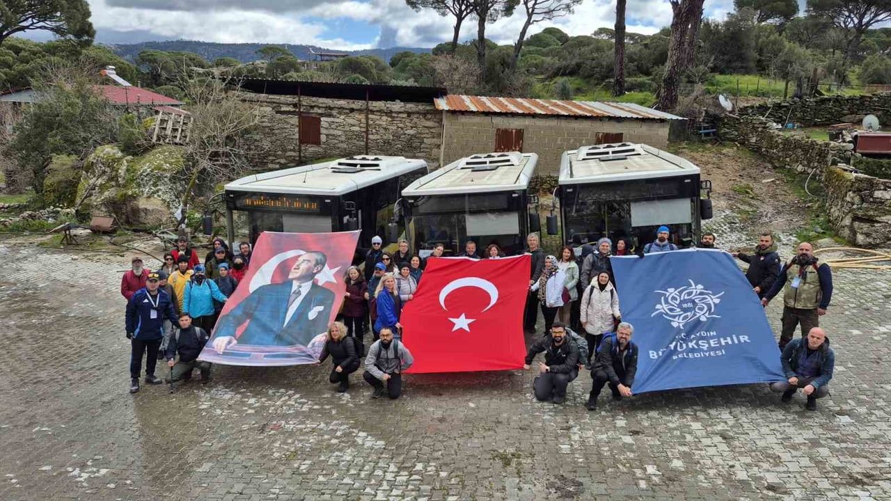 Aydın'da trekking etkinlikleri sürüyor: Doğa, tarih ve spor bir arada