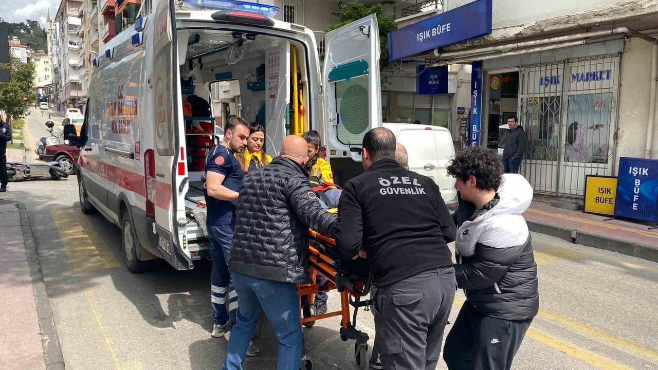Aydın Efeler'de motosiklet ile otomobil çarpıştı: 1 yaralı